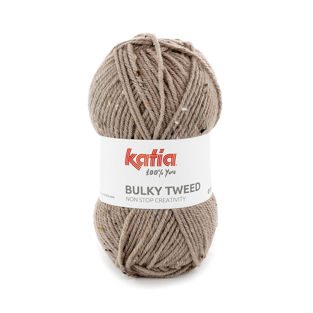 Katia Bulky Tweed 220 Licht nerts