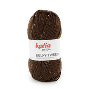 Katia Bulky Tweed 223 Chocolade bruin