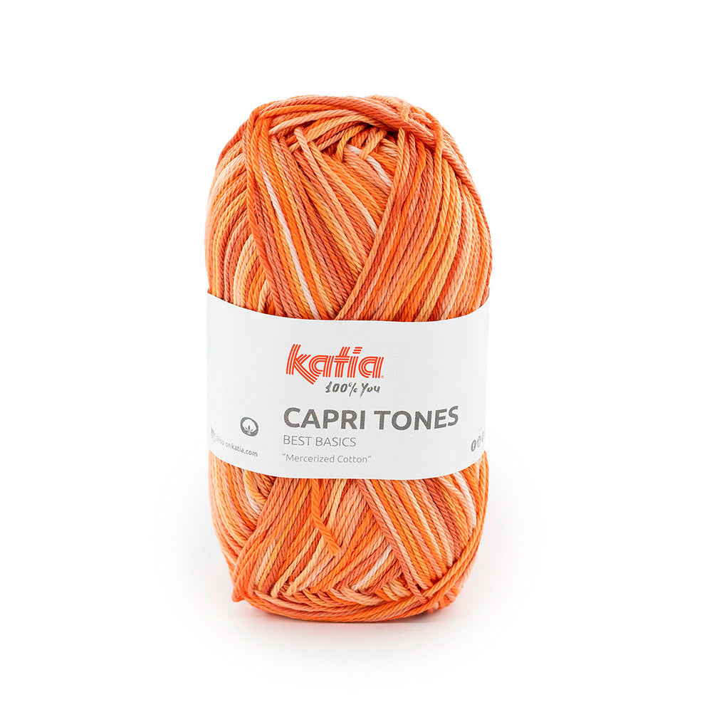 Katia Capri Tones 307 Oranje-Ecru
