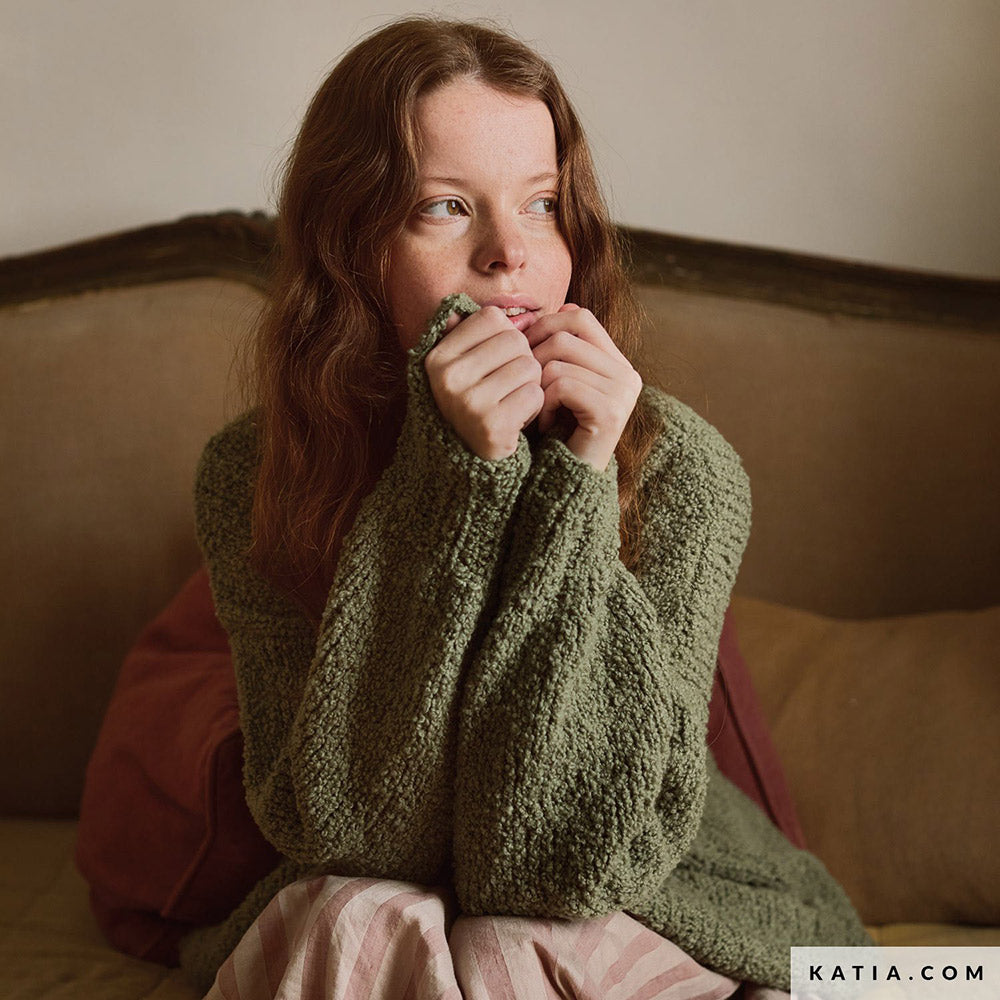 Patroon breien haken dames jas herfst winter katia — gemaakt met Katia Concept 100% Wool Textures Herfst-Winter 2025-2026 (14)