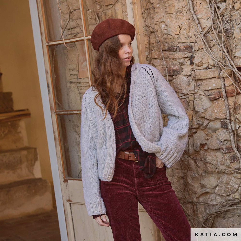Patroon breien haken dames jas herfst winter katia — gemaakt met Katia Concept 100% Wool Textures Herfst-Winter 2025-2026 (27)