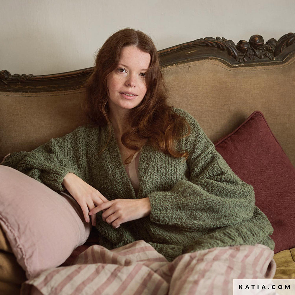 Patroon breien haken dames jas herfst winter katia — gemaakt met Katia Concept 100% Wool Textures Herfst-Winter 2025-2026 (17)
