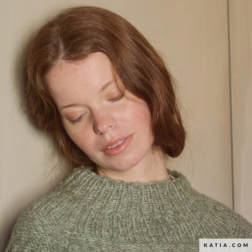 Patroon breien haken dames trui herfst winter katia — gemaakt met Katia Concept 100% Wool Textures Herfst-Winter 2025-2026 (32)