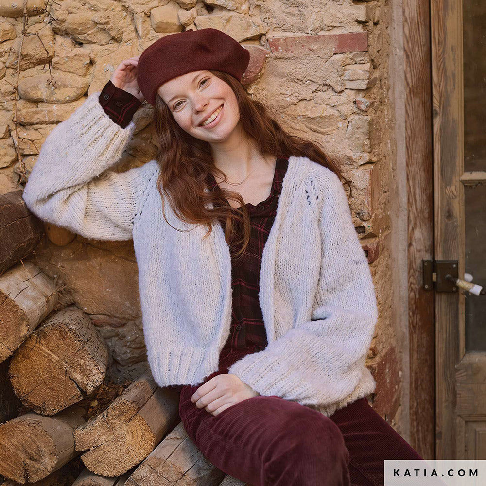 Patroon breien haken dames jas herfst winter katia — gemaakt met Katia Concept 100% Wool Textures Herfst-Winter 2025-2026 (23)