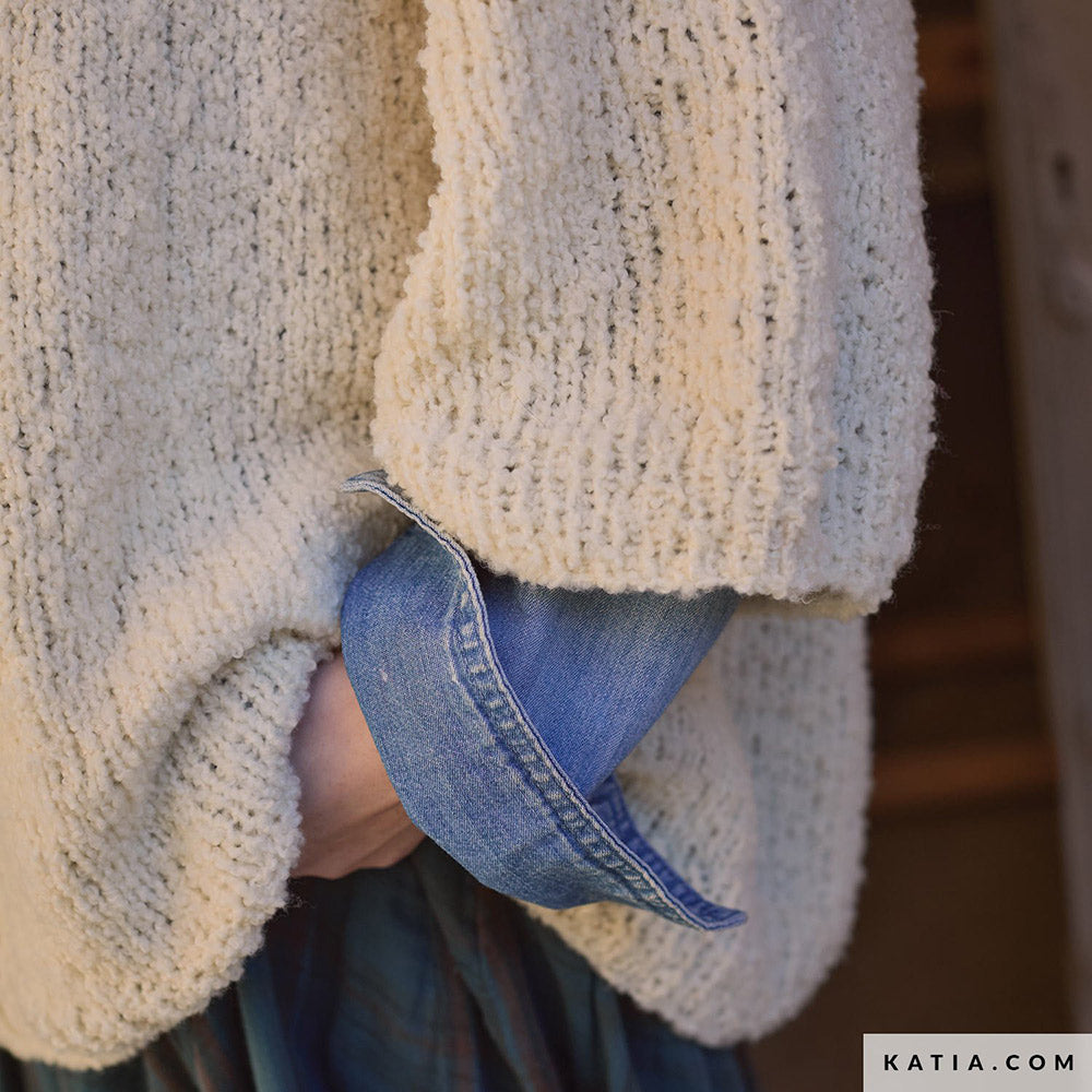 Patroon breien haken dames trui herfst winter katia — gemaakt met Katia Concept 100% Wool Textures Herfst-Winter 2025-2026 (22)