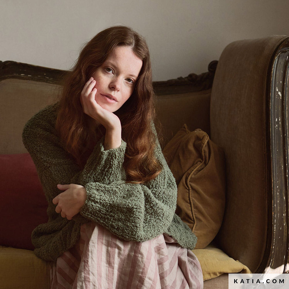 Patroon breien haken dames jas herfst winter katia — gemaakt met Katia Concept 100% Wool Textures Herfst-Winter 2025-2026 (18)