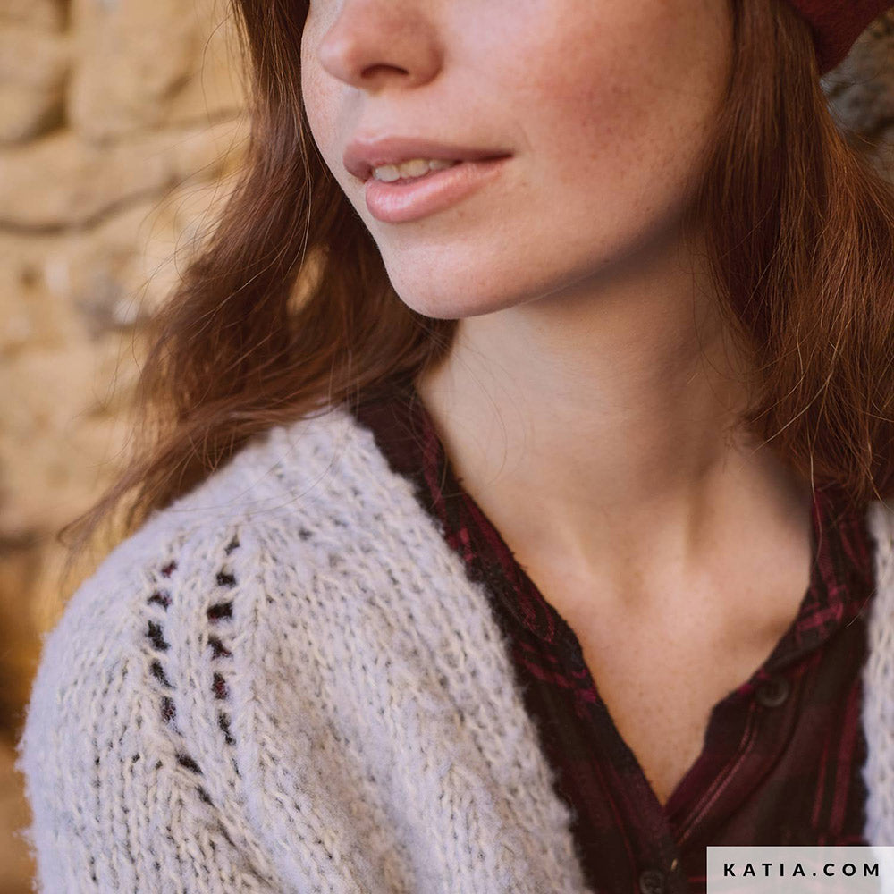 Patroon breien haken dames jas herfst winter katia — gemaakt met Katia Concept 100% Wool Textures Herfst-Winter 2025-2026 (22)