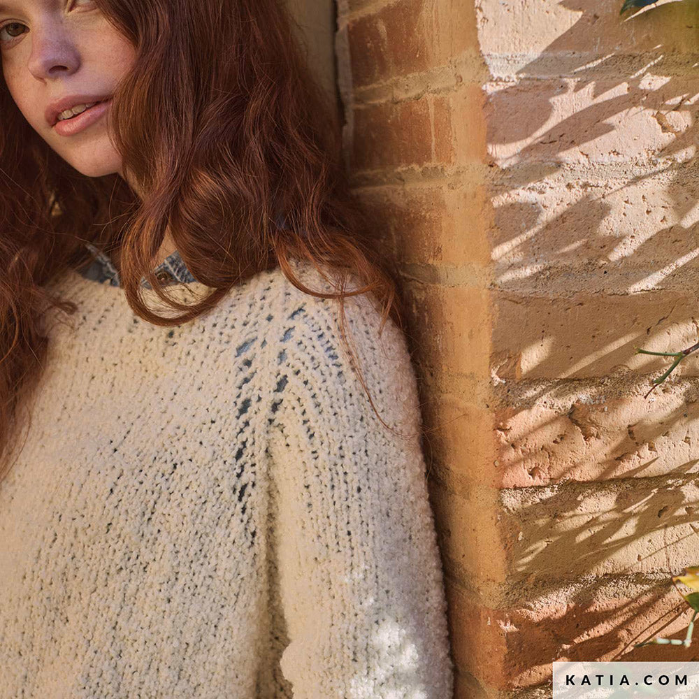 Patroon breien haken dames trui herfst winter katia — gemaakt met Katia Concept 100% Wool Textures Herfst-Winter 2025-2026 (26)