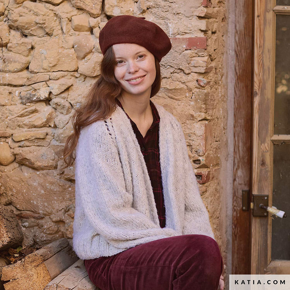 Patroon breien haken dames jas herfst winter katia — gemaakt met Katia Concept 100% Wool Textures Herfst-Winter 2025-2026 (25)