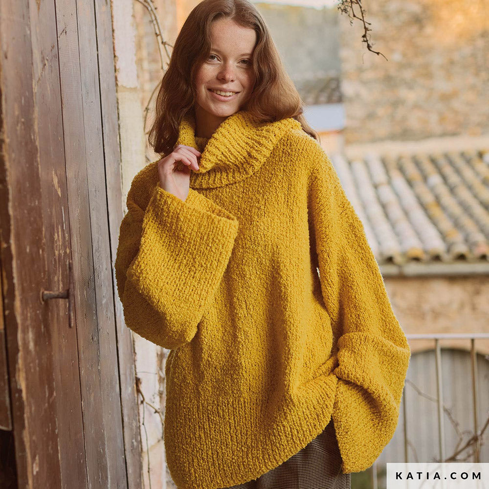 Patroon breien haken dames trui herfst winter katia — gemaakt met Katia Concept 100% Wool Textures Herfst-Winter 2025-2026 (20)