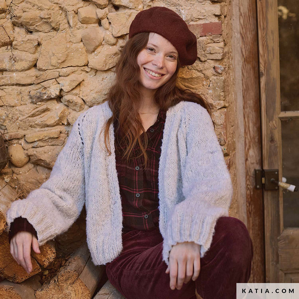 Patroon breien haken dames jas herfst winter katia — gemaakt met Katia Concept 100% Wool Textures Herfst-Winter 2025-2026 (28)