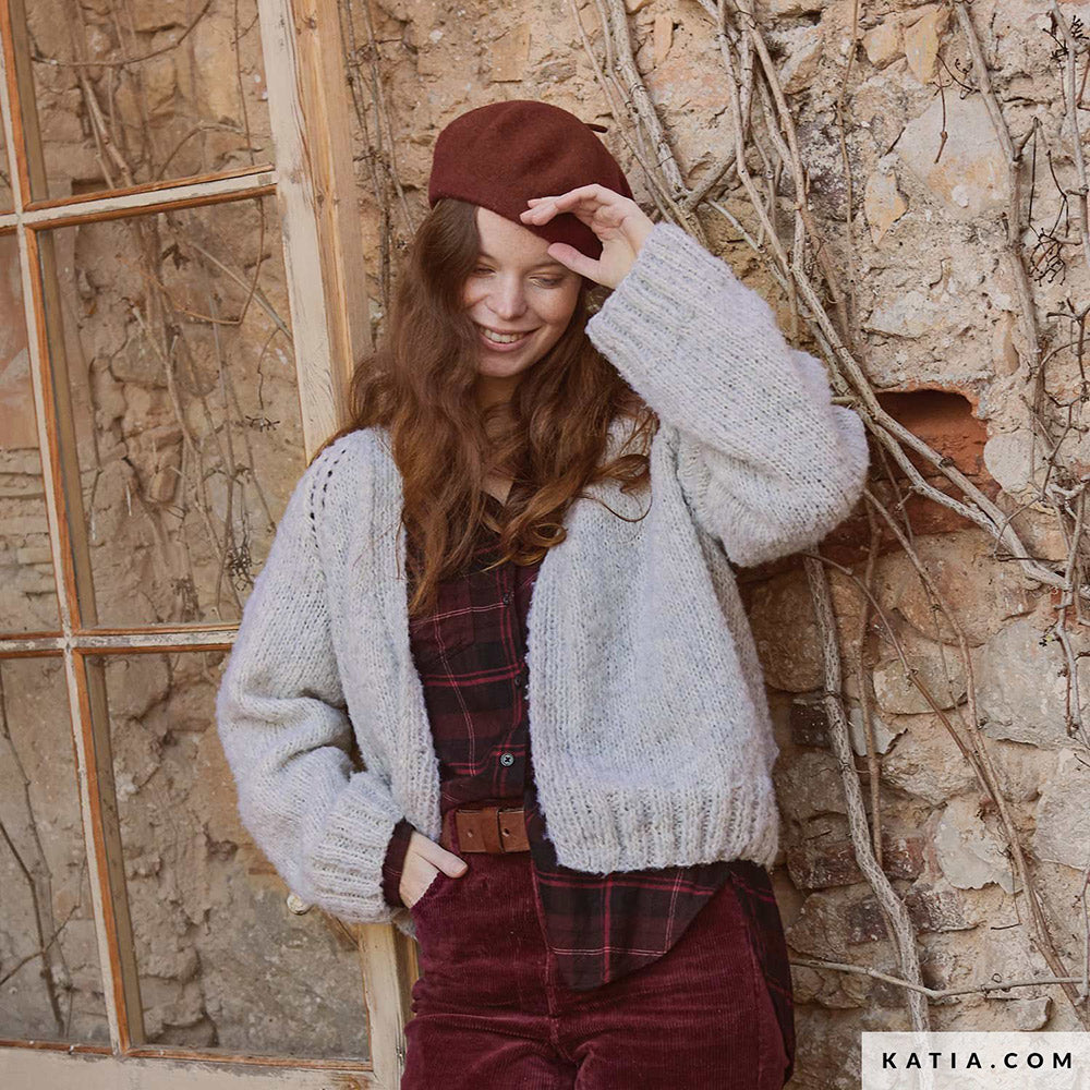 Patroon breien haken dames jas herfst winter katia — gemaakt met Katia Concept 100% Wool Textures Herfst-Winter 2025-2026 (20)