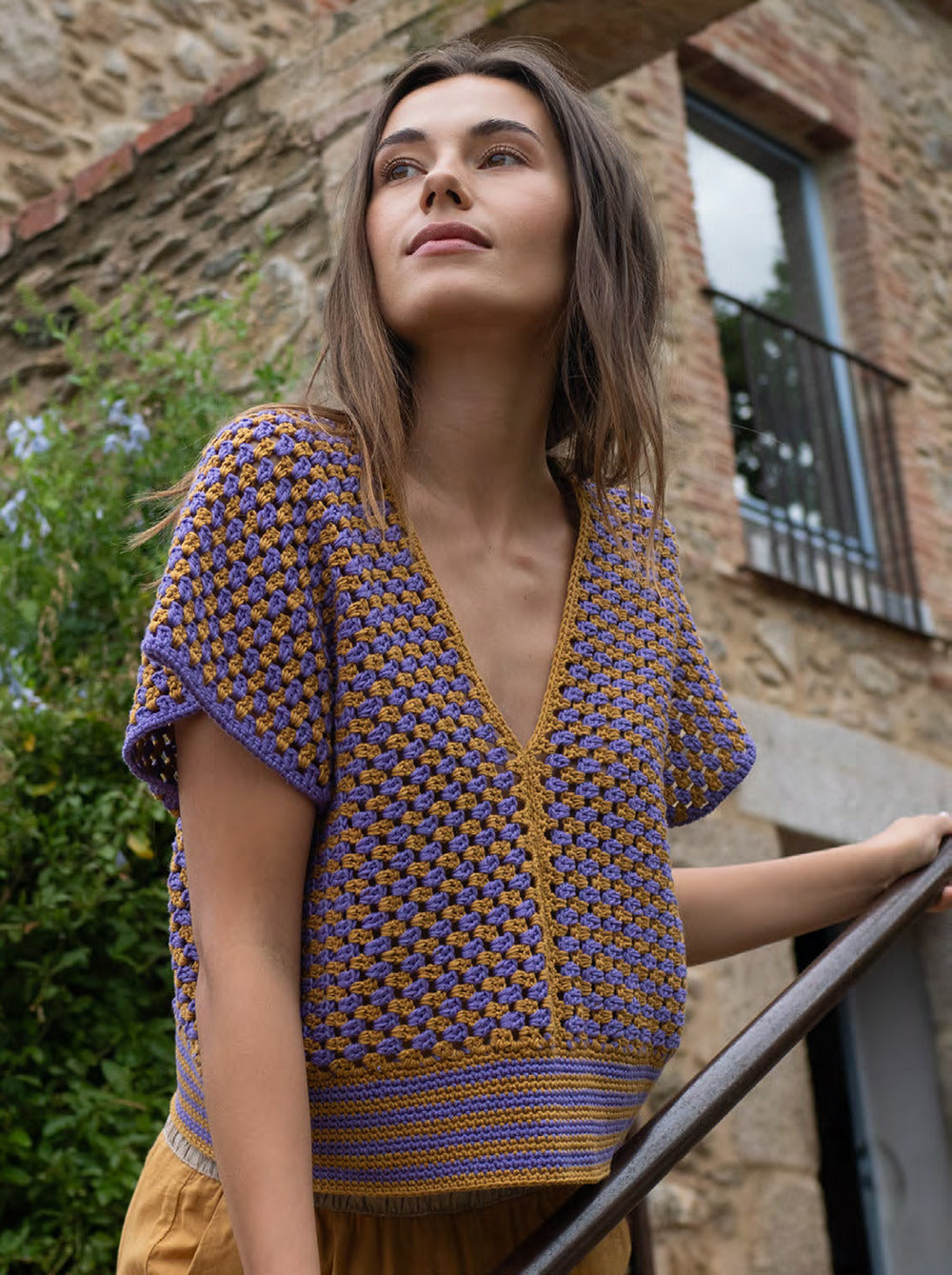 Katia Cotton 100% 010 Steen grijs - Katiamagazinecrochet — gemaakt met Katia Cotton 100% (2)