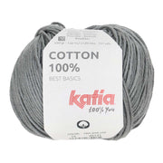 Katia Cotton 100% 015 Medium grijs