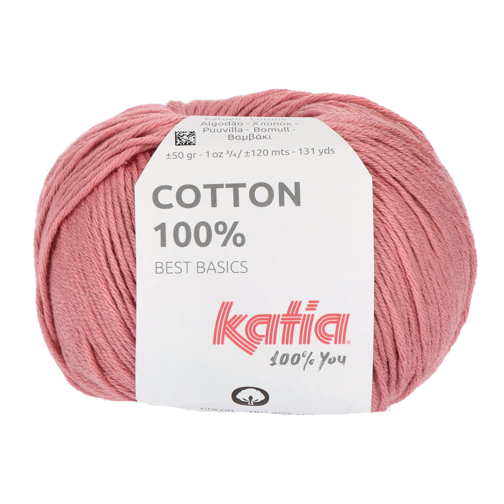 Katia Cotton 100% 050 Donker roze