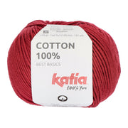 Katia Cotton 100% 054 Wijn rood