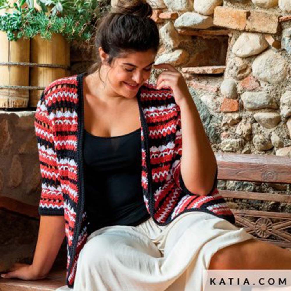 Katia Cotton 100% 064 Roest bruin - Sfeerbeeld met Katia Cotton 100% (2)