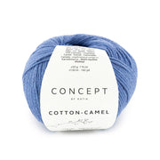 Katia Cotton-Camel 058 Blauw