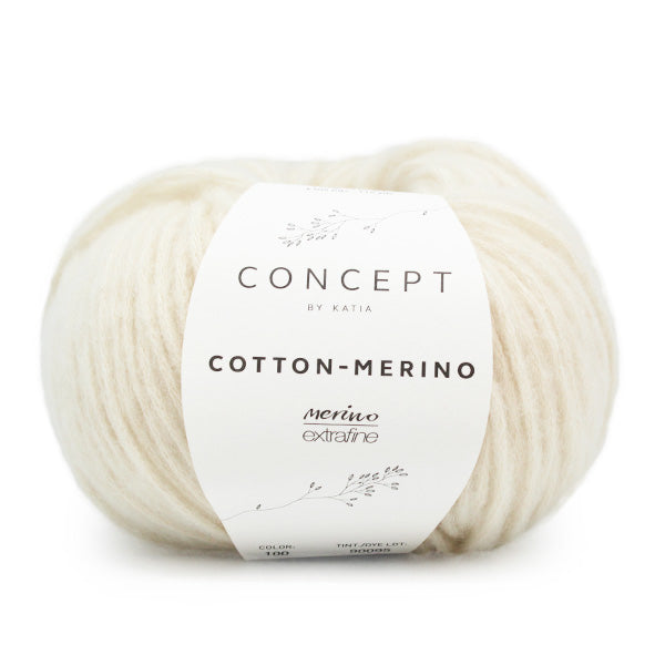 Katia Cotton-Merino 100 Ecru