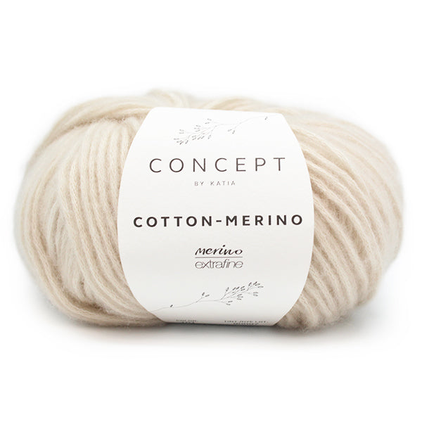 Katia Cotton-Merino 101 Licht beige