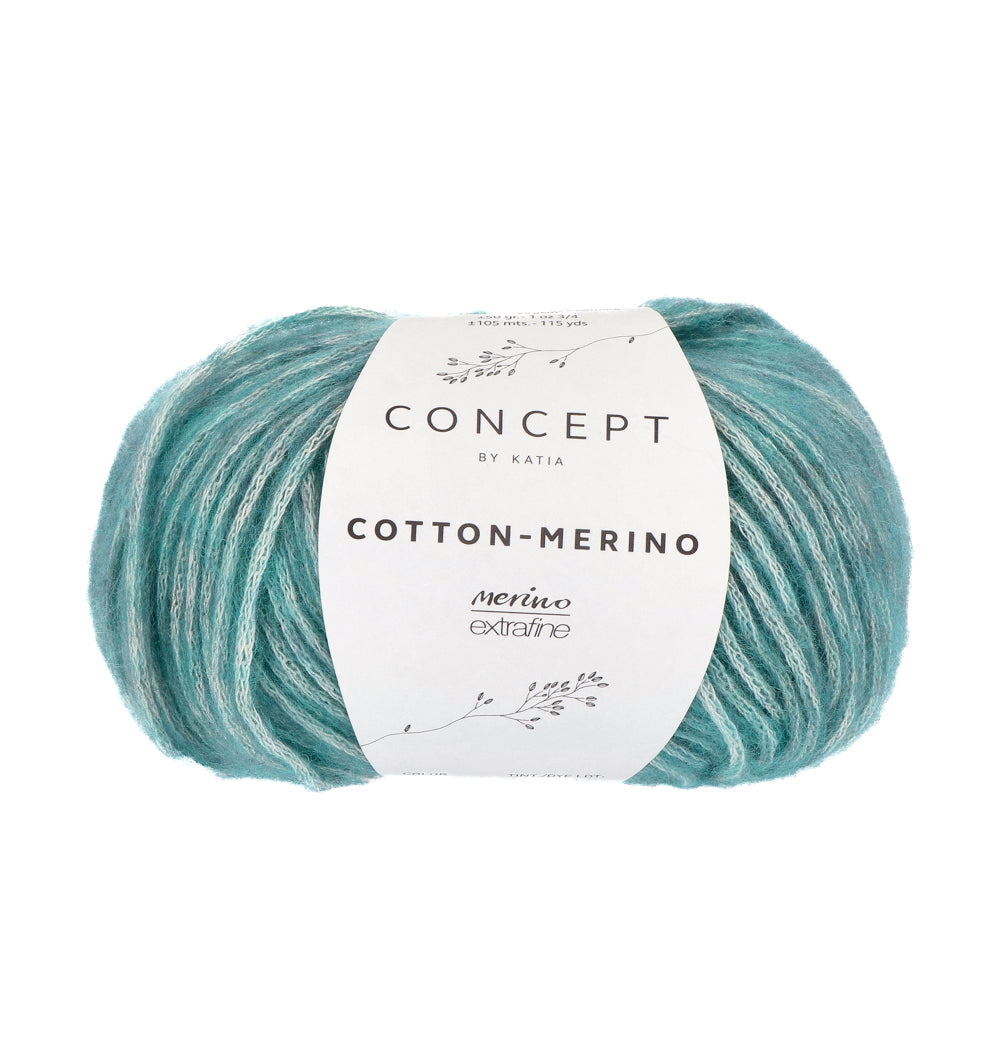 Katia Cotton-Merino 140 Smaragd groen