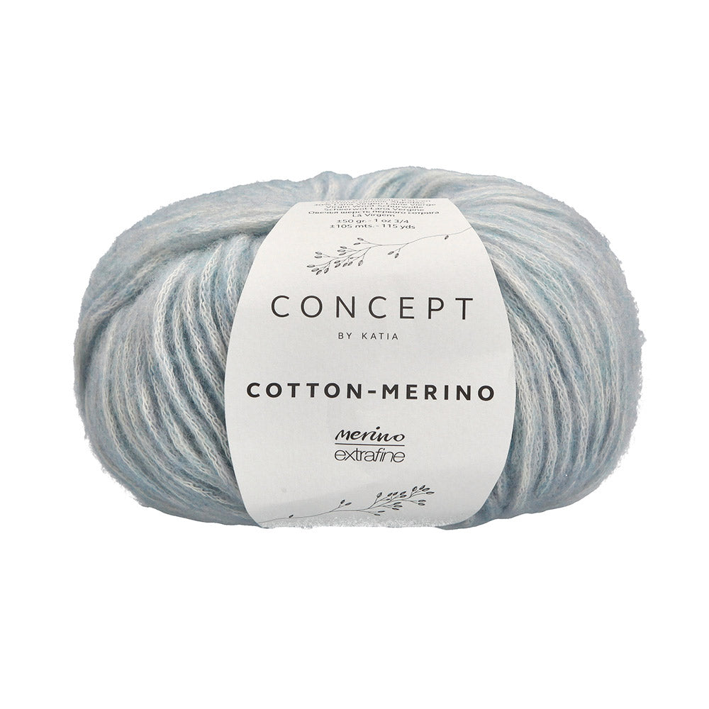 Katia Cotton-Merino 142 Duif blauw