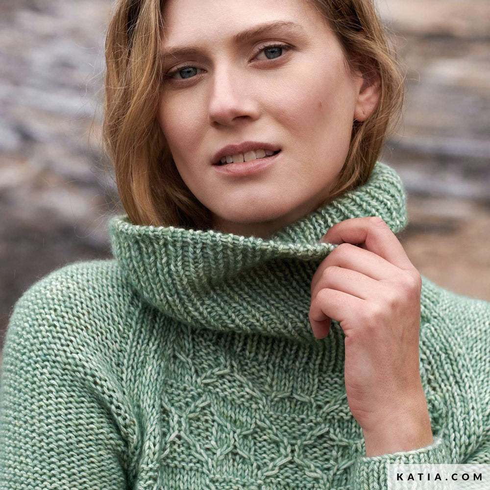 Katia Cotton-Merino 143 Pastel violet - Cotton merino — gemaakt met Katia Cotton-Merino (6)
