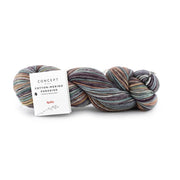 Katia Cotton-Merino Paradiso 305 Kauwgom Roze-Paars-Water Blauw