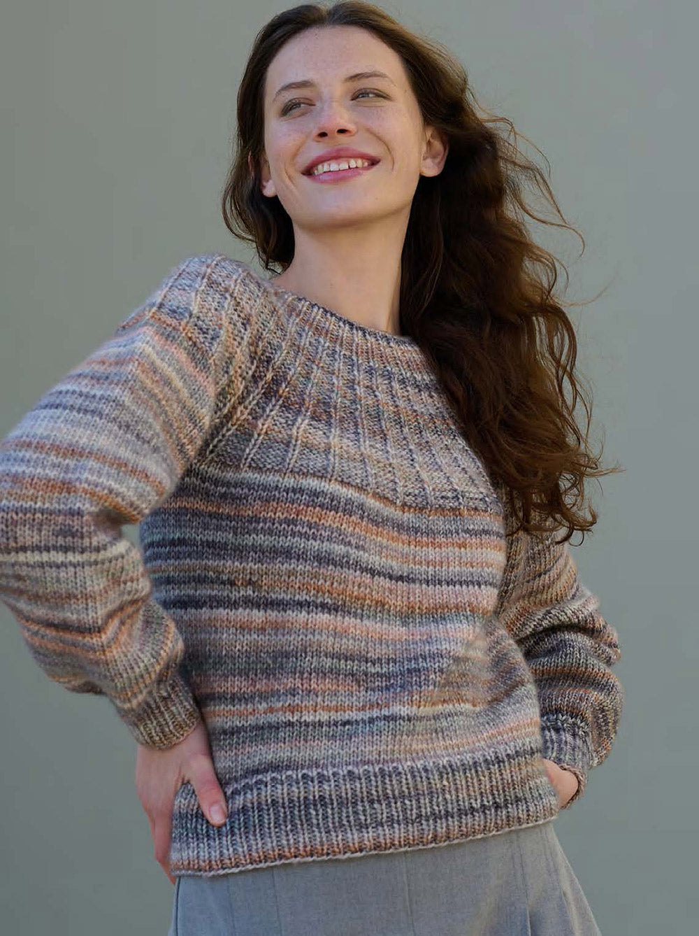 Katia Cotton-Merino Rainbow 503 Groen-Rood-Medium blauw - Concept no page — gemaakt met Katia Cotton-Merino Rainbow (12)