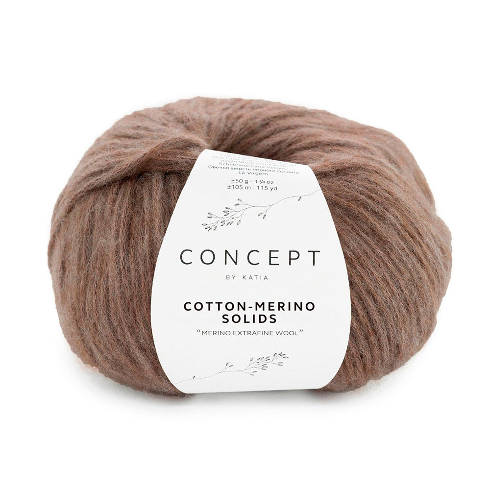 Katia Cotton-Merino Solids 061 Nerts