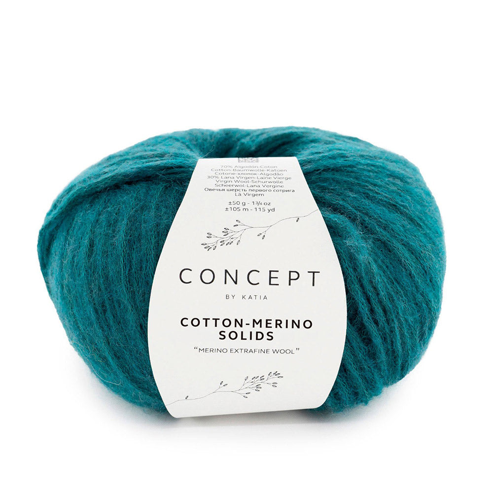 Katia Cotton-Merino Solids 068 Olieverf