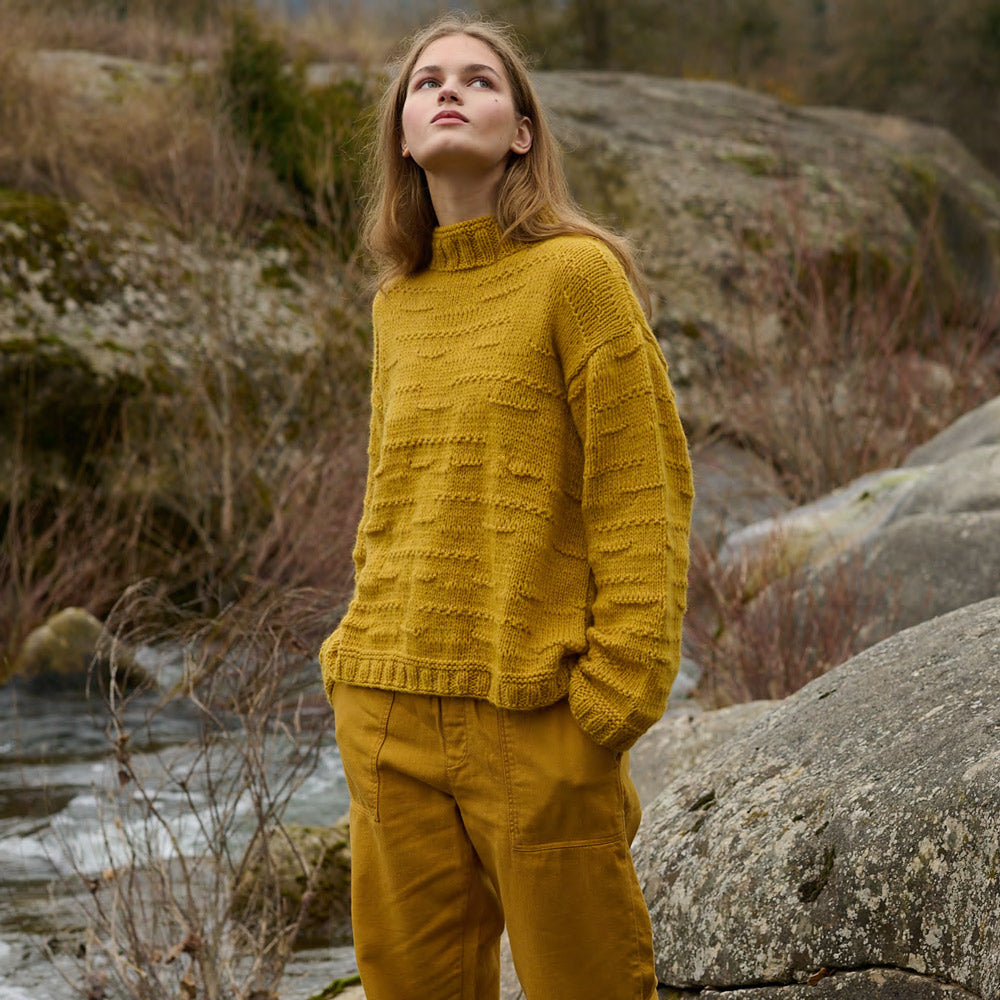 Katia Cotton-Merino Solids 068 Olieverf - Concept no — gemaakt met Katia Cotton-Merino Solids