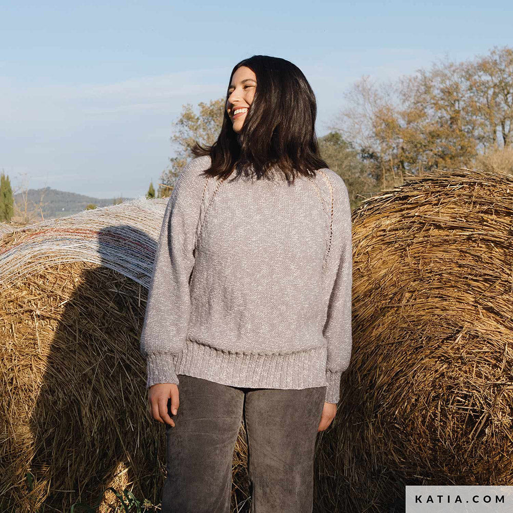 Patroon breien haken dames trui herfst winter katia — gemaakt met Katia Country Knits (34)