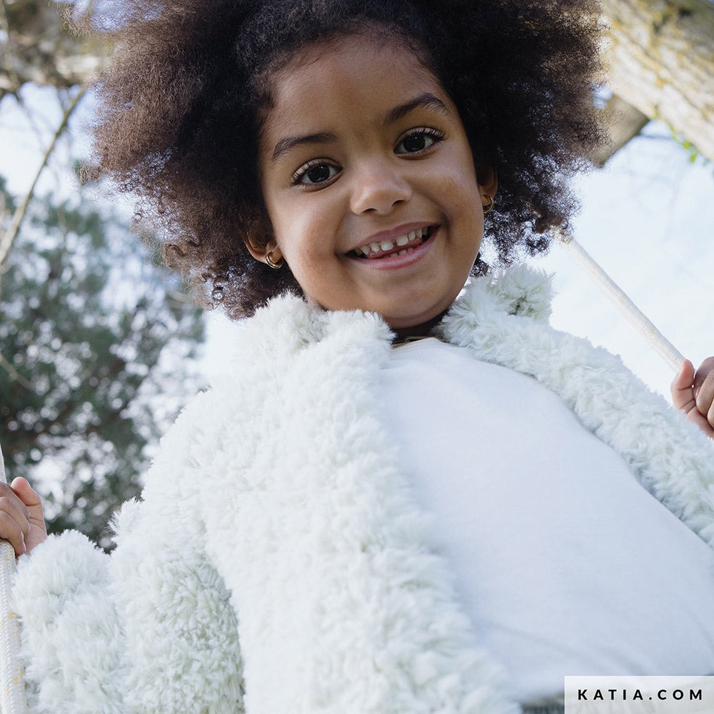 Patroon breien haken kinderen jas herfst winter katia — gemaakt met Katia Country Knits (3)