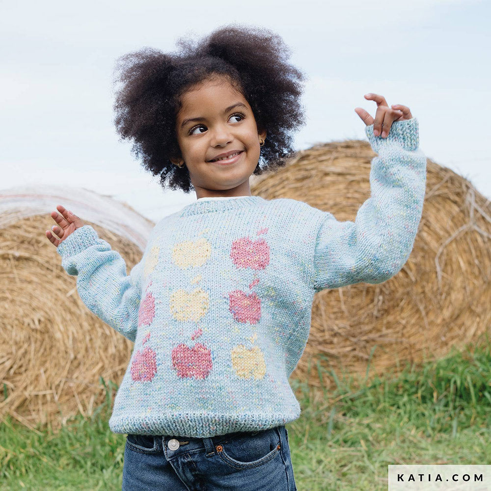 Patroon breien haken kinderen trui herfst winter katia — gemaakt met Katia Country Knits (19)