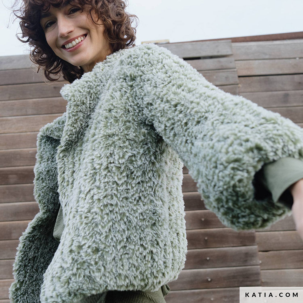 Patroon breien haken dames jas herfst winter katia — gemaakt met Katia Country Knits (4)