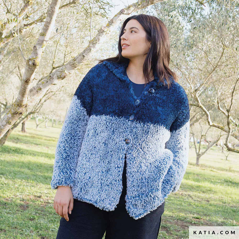 Patroon breien haken dames jas herfst winter katia — gemaakt met Katia Country Knits (27)