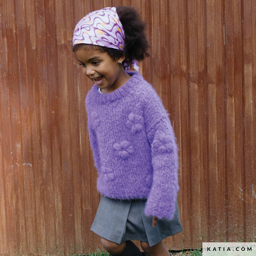 Patroon breien haken kinderen trui herfst winter katia — gemaakt met Katia Country Knits (7)