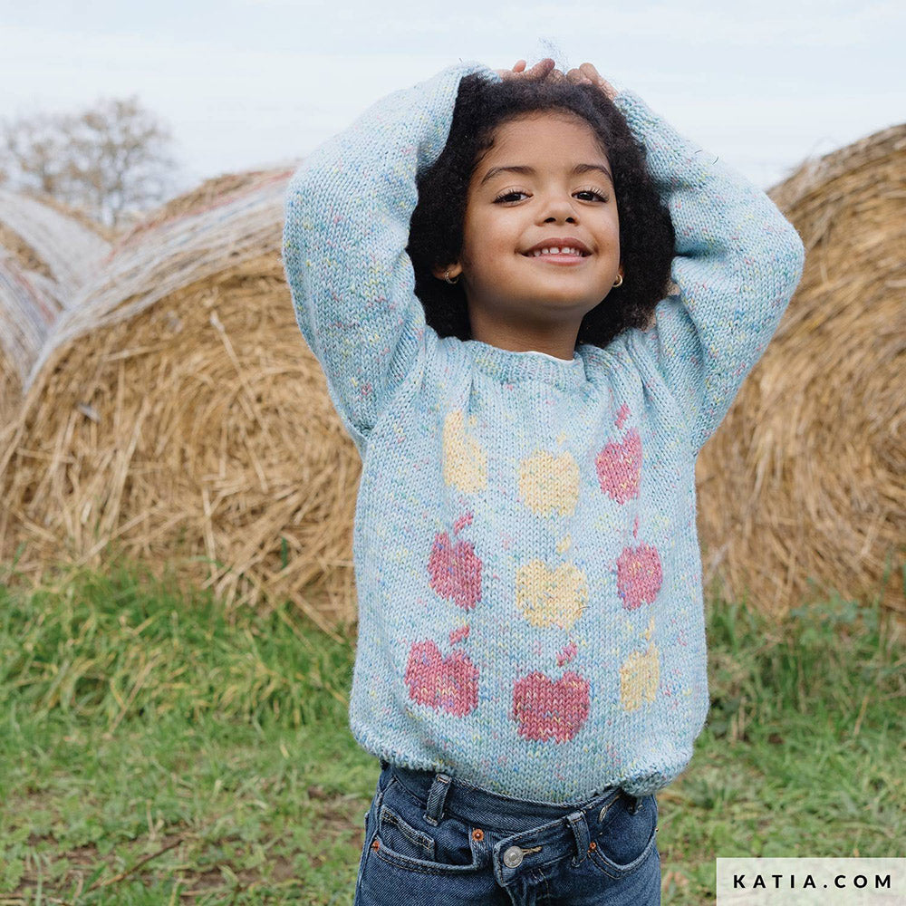 Patroon breien haken kinderen trui herfst winter katia — gemaakt met Katia Country Knits (21)