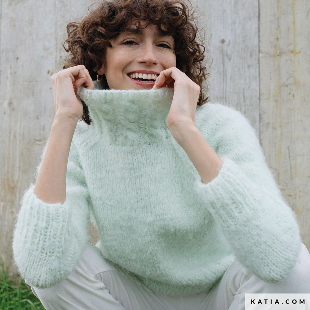 Patroon breien haken dames trui herfst winter katia — gemaakt met Katia Country Knits (16)