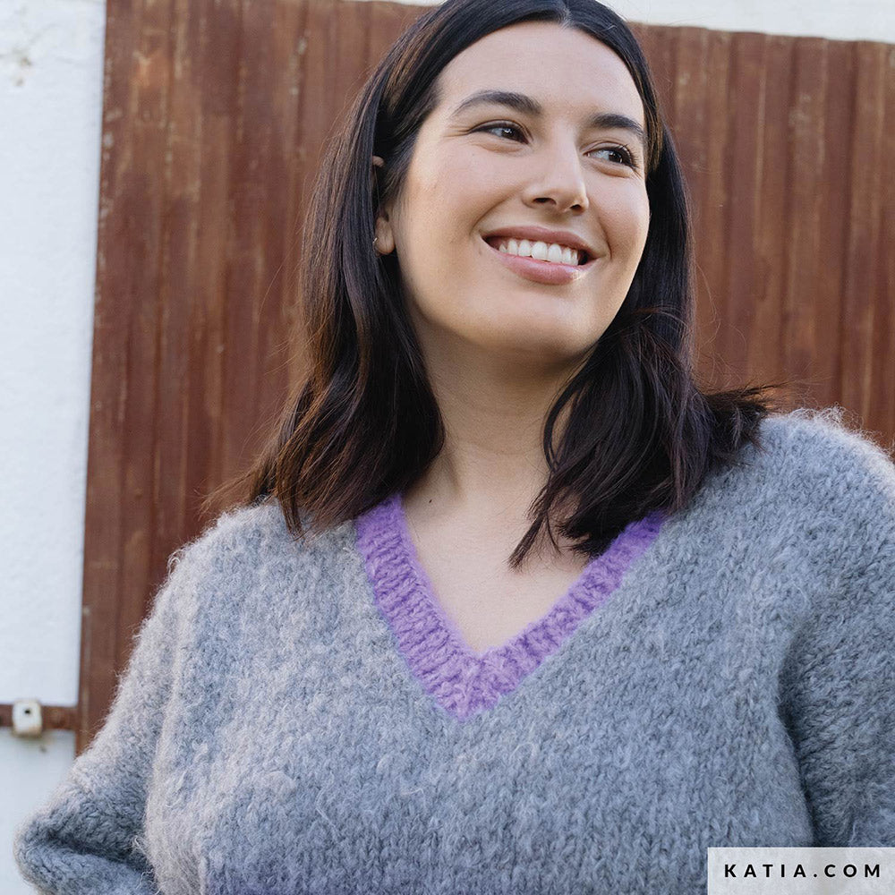 Patroon breien haken dames trui herfst winter katia — gemaakt met Katia Country Knits (8)