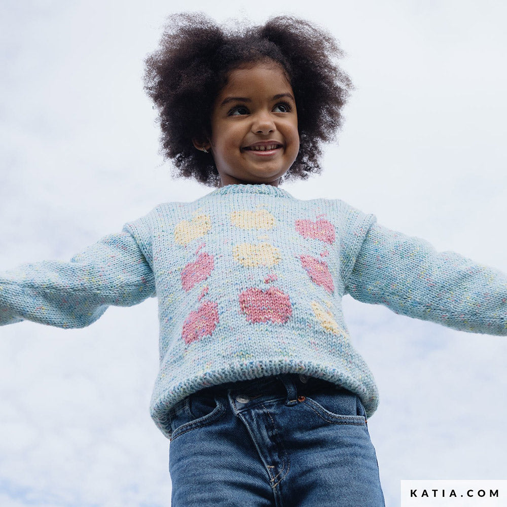 Patroon breien haken kinderen trui herfst winter katia — gemaakt met Katia Country Knits (24)