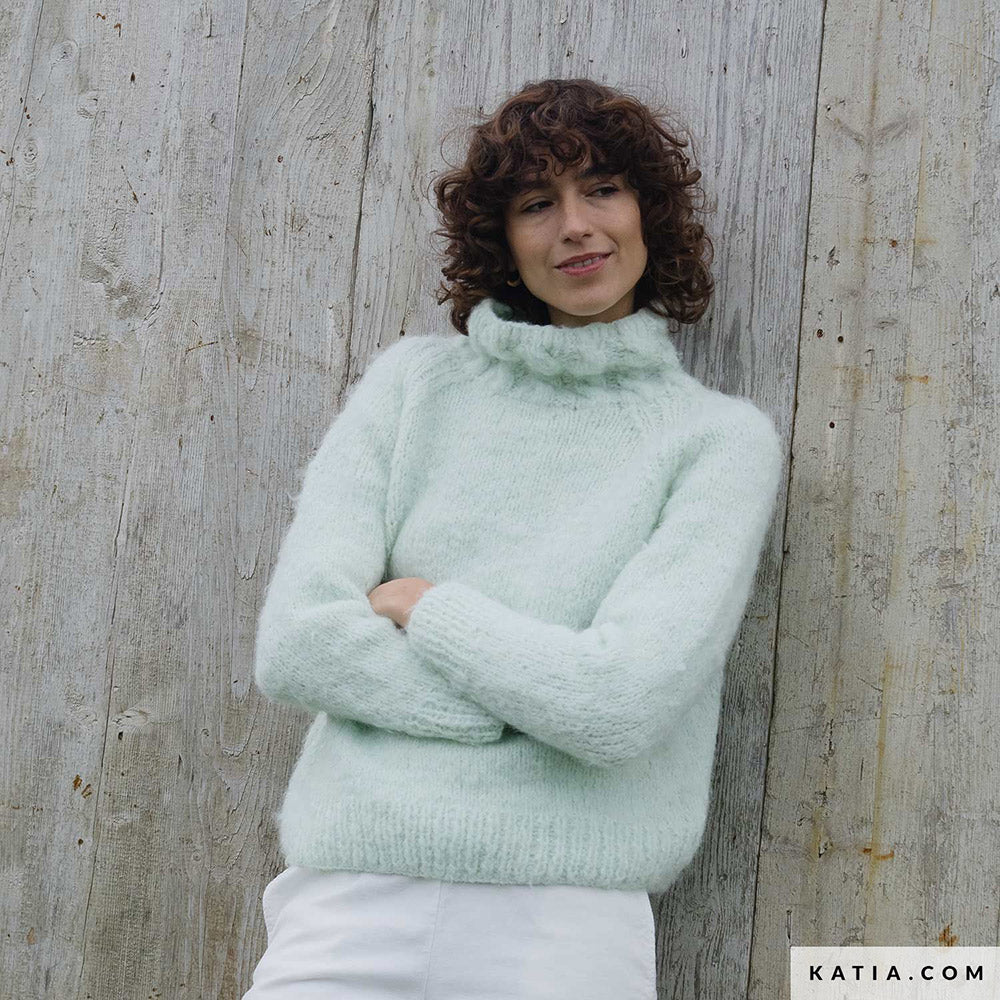 Patroon breien haken dames trui herfst winter katia — gemaakt met Katia Country Knits (10)