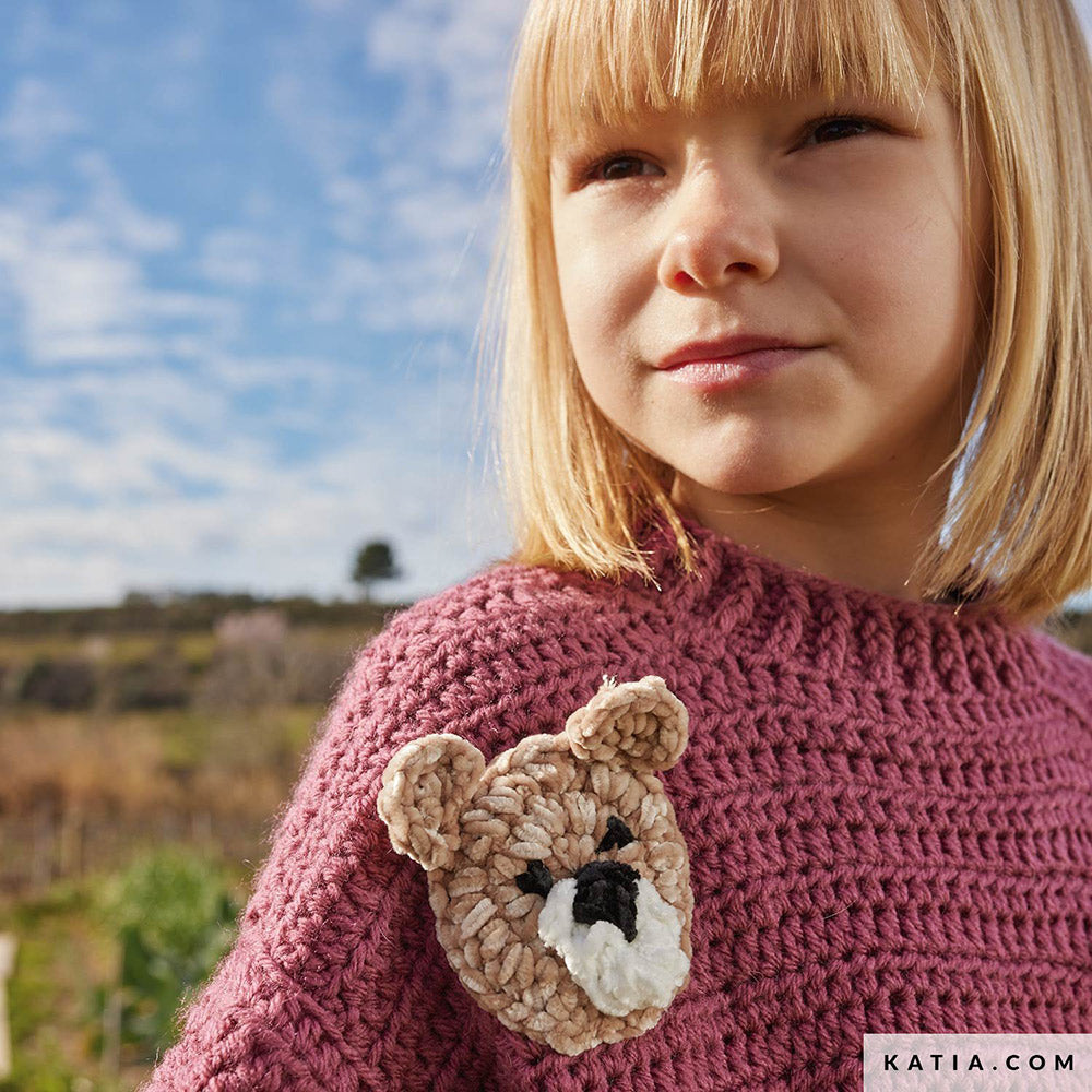 Katia Craft Lover 007 Beige - Patroon breien haken kinderen trui herfst winter katia — gemaakt met Katia Craft Lover (9)