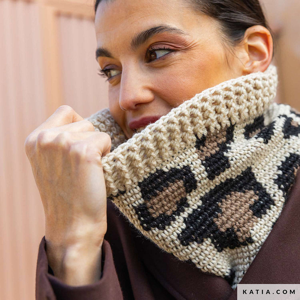 Katia Craft Lover 028 Koper - Patroon breien haken dames colsjaal herfst winter katia — gemaakt met Katia Craft Lover (5)
