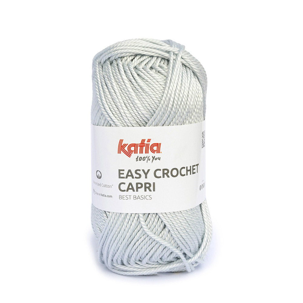 Katia Easy Crochet Capri 104 Licht grijs