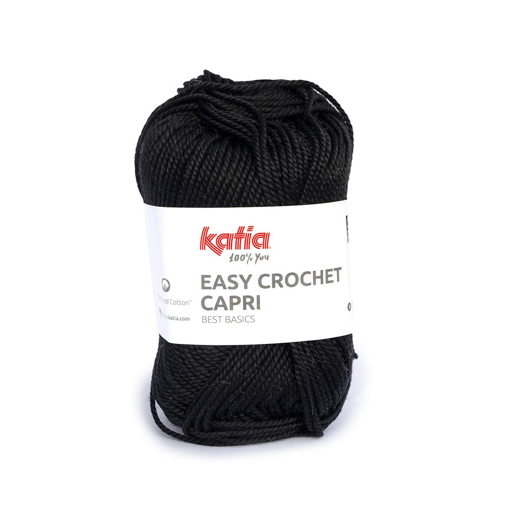 Katia Easy Crochet Capri 106 Zwart