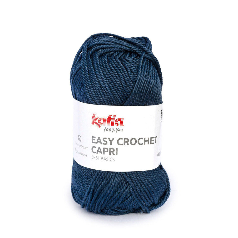 Katia Easy Crochet Capri 107 Donker blauw
