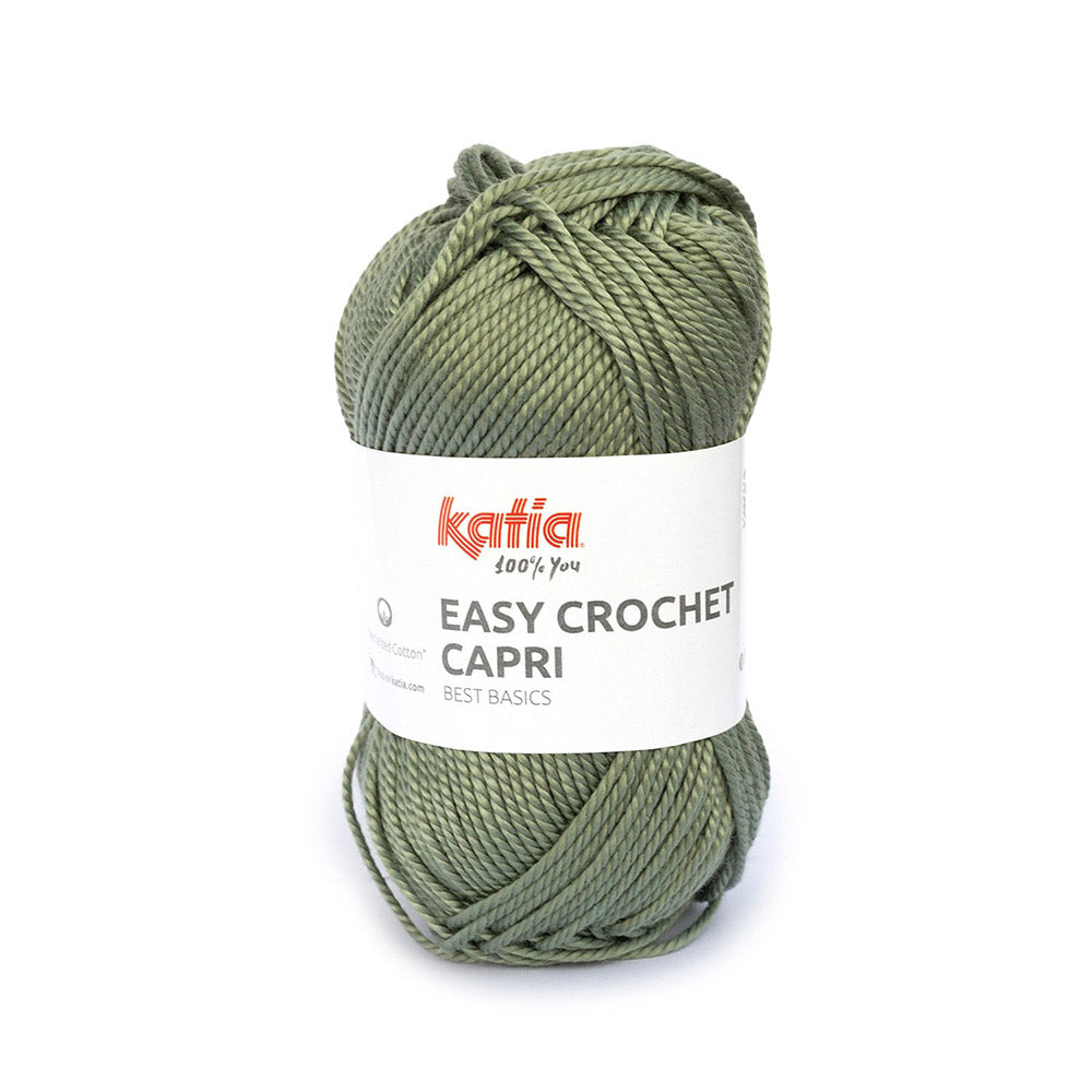 Katia Easy Crochet Capri 116 Bleekgroen