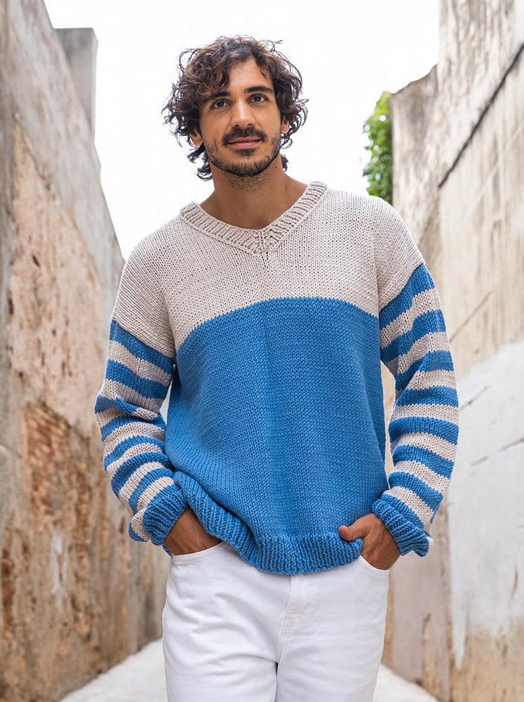 Katia Easy Knit Cotton 007 Steen grijs - Virtualmagazinecasual — gemaakt met Katia Easy Knit Cotton
